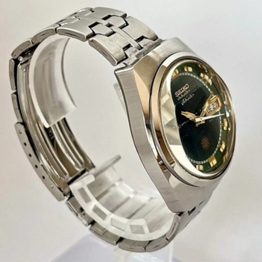 Vintage Seiko Advan 7019-7250 Automatic 21 Jewels Rare Elegnt Dial Men's Watch